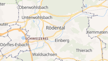 Rödental - szczegółowa mapa Google
