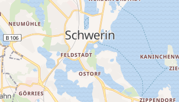 Schwerin - szczegółowa mapa Google