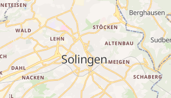 Solingen - szczegółowa mapa Google
