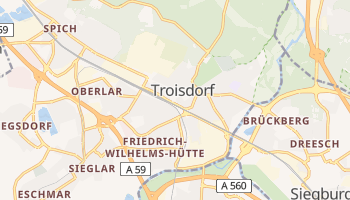 Troisdorf - szczegółowa mapa Google