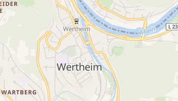 Wertheim - szczegółowa mapa Google