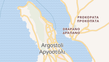 Argostolion - szczegółowa mapa Google
