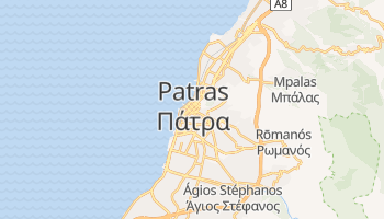Patras - szczegółowa mapa Google