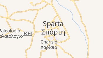 Sparta - szczegółowa mapa Google