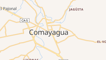 Comayagua - szczegółowa mapa Google