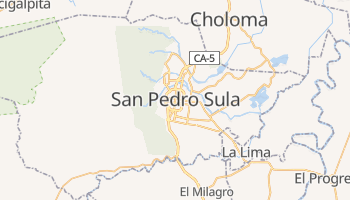 San Pedro Sula - szczegółowa mapa Google