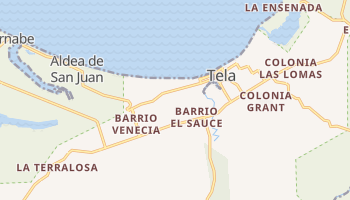 Tela - szczegółowa mapa Google