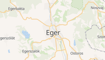 Eger - szczegółowa mapa Google