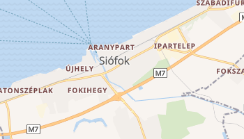 Siófok - szczegółowa mapa Google