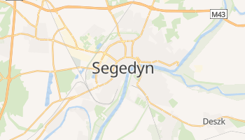 Segedyn - szczegółowa mapa Google