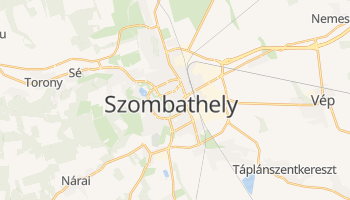 Szombathely - szczegółowa mapa Google