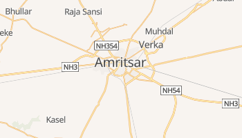 Amritsar - szczegółowa mapa Google
