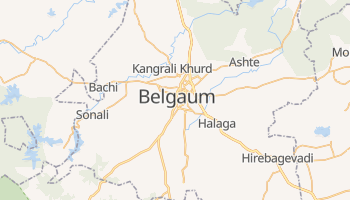 Belgaum - szczegółowa mapa Google