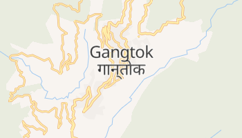 Gangtok - szczegółowa mapa Google