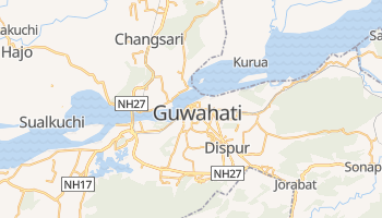 Guwahati - szczegółowa mapa Google