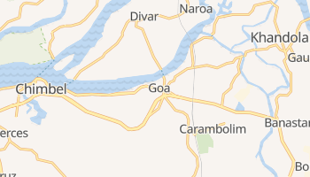 Goa - szczegółowa mapa Google