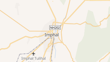 Imphal - szczegółowa mapa Google