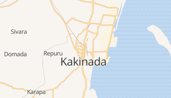 Kakinada - szczegółowa mapa Google