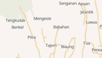Bali - szczegółowa mapa Google