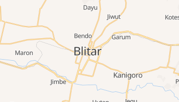 Blitar - szczegółowa mapa Google