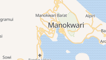 Manokwari - szczegółowa mapa Google