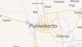 Purwokerto - szczegółowa mapa Google