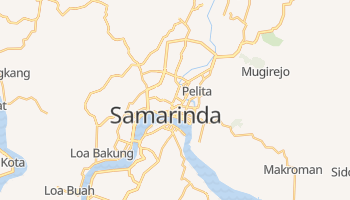 Samarinda - szczegółowa mapa Google