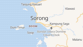 Sorong - szczegółowa mapa Google