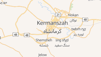 Kermanszah - szczegółowa mapa Google