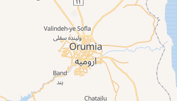 Urmia - szczegółowa mapa Google