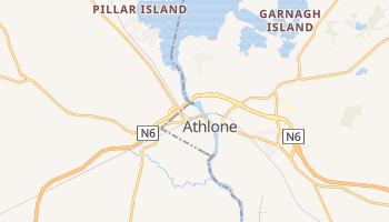 Athlone - szczegółowa mapa Google