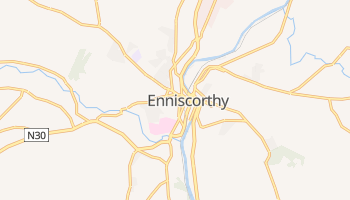Enniscorthy - szczegółowa mapa Google