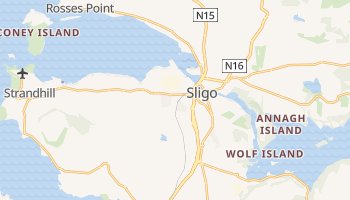 Sligo - szczegółowa mapa Google