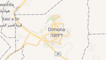 Dimona - szczegółowa mapa Google