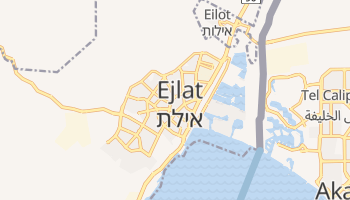 Ejlat - szczegółowa mapa Google