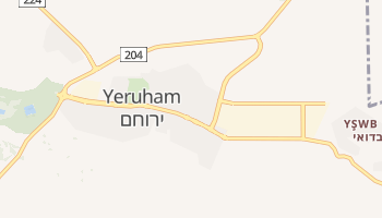 Yeruham - szczegółowa mapa Google