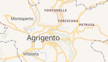 Agrigento - szczegółowa mapa Google
