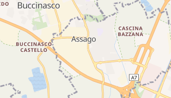 Assago - szczegółowa mapa Google
