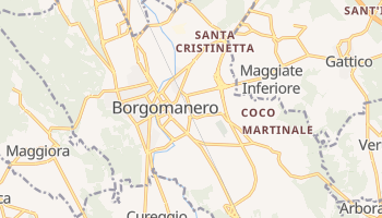 Borgomanero - szczegółowa mapa Google
