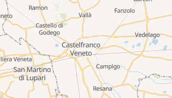 Castelfranco Veneto - szczegółowa mapa Google