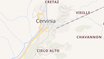 Cervinia - szczegółowa mapa Google
