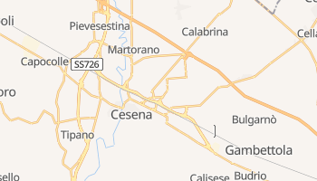 Cesena - szczegółowa mapa Google