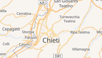 Chieti - szczegółowa mapa Google