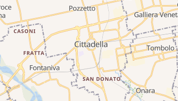 Cittadella - szczegółowa mapa Google
