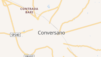 Conversano - szczegółowa mapa Google