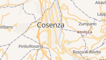 Cosenza - szczegółowa mapa Google
