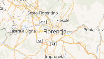 Florencja - szczegółowa mapa Google