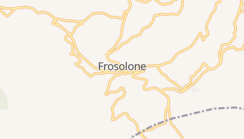 Frosolone - szczegółowa mapa Google