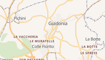 Guidonia Montecelio - szczegółowa mapa Google