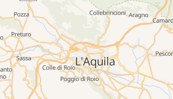 L'Aquila - szczegółowa mapa Google